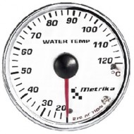 Электрический измеритель температуры системы охлаждения двигателя Water Temp 2" белый METRIKA MK 2 WTC ACT