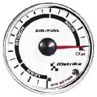 Электрический измеритель топливно-воздушной смеси на выхлопе Air Fuel 2" белый METRIKA MK 2 AFL ACT