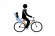 Детское велосидение Thule RideAlong, светло-серое