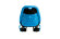 12020102 Детское велокресло Thule Yepp Mini Blue, синий